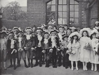 Festival du 1er mai de Knutsford, les enfants