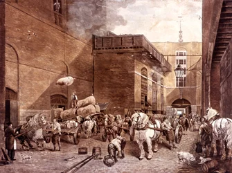 La Brasserie Hour Glass, Londres, 1821