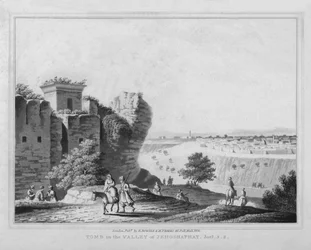 Tombe dans la vallée de Josaphat. Joël, 3.2., 1830