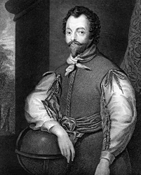 Sir Francis Drake, navigateur et corsaire anglais du 16e siècle