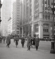 Lower Broadway, New York, États-Unis, 20e siècle