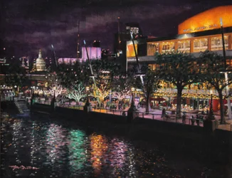 Salle des fêtes, 2000 (peinture à l