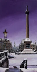 Lord Nelson sous la neige, 2000 (peinture à l