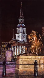 Le lion de Nelson, 2000 (peinture à l