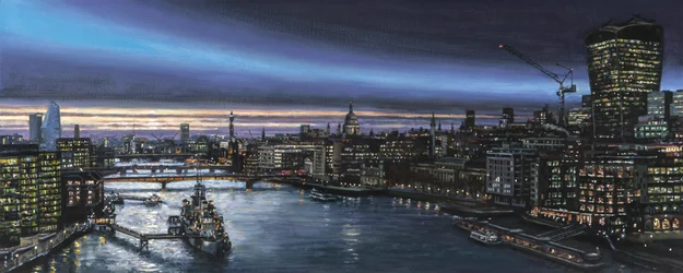 La piscine de Londres, 2000 (peinture à l