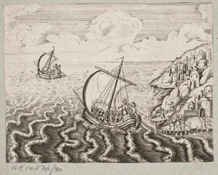 Illustration pour Adam Olearius, "Persianischer Rosenthal von einem Sinnreichen Poeten Schich Saadi [...]", Schleswig 1660