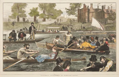 Samedi après-midi à Hampton Court