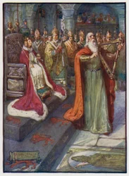 Le poète royal au couronnement du roi Alexandre III d