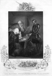 Earl Warenne justifiant le titre de ses domaines