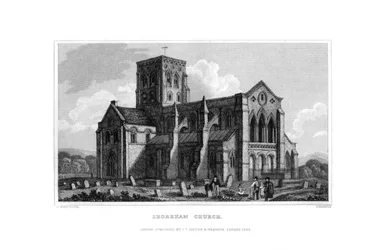 Église de Shoreham, West Sussex, 1829