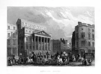 Mansion House, Londres, 19e siècle