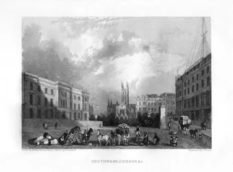 Cathédrale de Southwark, Londres, XIXe siècle