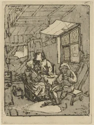 Intérieur paysan (deuxième version)