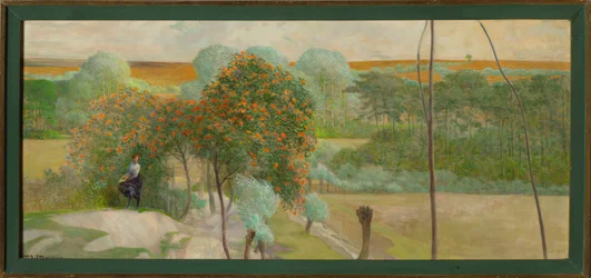 Paysage avec un sorbier, partie droite du triptyque « Va vers les ruisseaux »