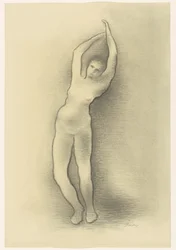 Femme nue debout