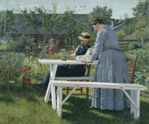 Dans le jardin