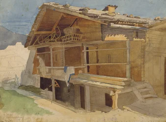 Ferme en construction, 1829