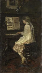 La fille au piano