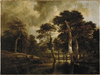 La chasse (peinture sur toile)