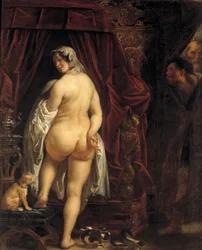 Le roi Candaule de Lydie montrant sa femme à Gygès, 1646