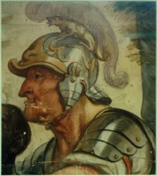 Guerrier avec casque