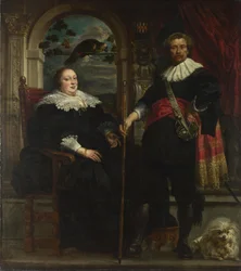 Portrait de Govaert van Surpele et sa femme, 1636-1637