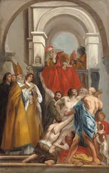 Saint Martin guérissant un homme possédé