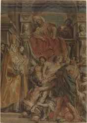 Saint Martin de Tours guérissant le serviteur de Tétrodius