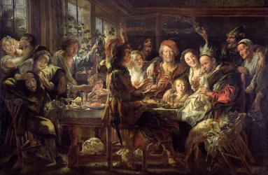 La fête des fèves (Le roi boit)