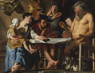 Le satyre et la famille paysanne