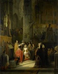 Le mariage de Jacoba de Bavière, comtesse de Hollande, et Jan IV, duc de Brabant, le 10 mars 1418