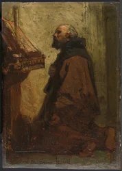 Moine en prière