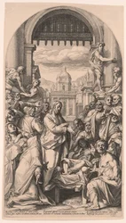 Le Christ ressuscite le fils mort de la veuve de Naïm