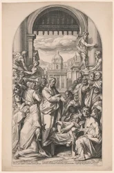 Le Christ ressuscite le fils de la veuve de Naïm
