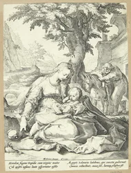 Repos pendant la fuite en Égypte