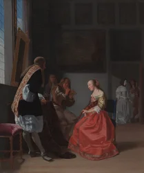 Une compagnie musicale, c.1668