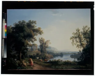 Paysage fluvial classique