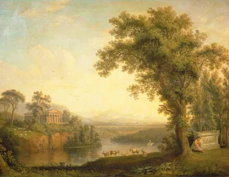 Paysage antique avec le tombeau de Phaéton, 1785