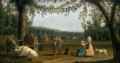 Les Princes Royaux à la Récolte au Domaine de Carditello