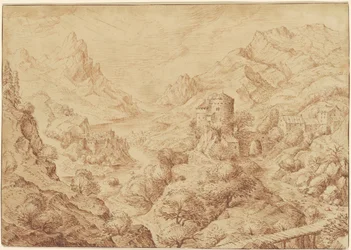Paysage fluvial panoramique
