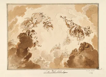 Projet de plafond : le voyage de Phaéton vers le soleil
