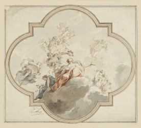 Projet de plafond : Zéphyr et Flore
