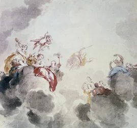 Scène céleste, 18ème siècle