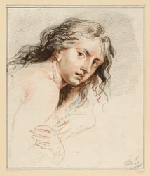 Étude partielle pour une Suzanne, tête et mains