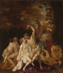 Scène avec les Bacchantes