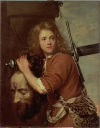 David portant la tête de Goliath, 1643