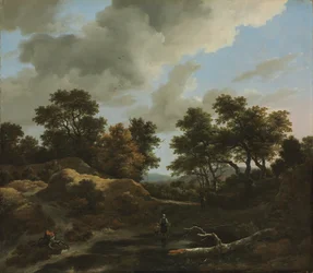 Paysage boisé et vallonné