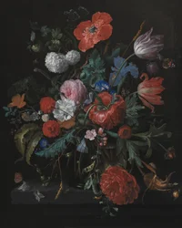 Un bouquet de fleurs, par Jacob Van Walscapelle