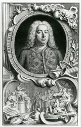 Portrait de George Frederick Handel, 1768