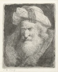 Vieil homme avec barbe